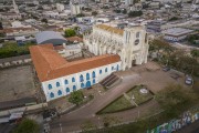 Picture taken with drone of Our Lady of Bom Despacho Eucharistic Sanctuary - Cuiaba city - Mato Grosso state (MT) - Brazil