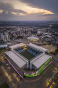 Picture taken with drone of the Arena Pantanal Soccer Stadium - Cuiaba city - Mato Grosso state (MT) - Brazil