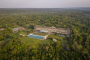 Picture taken with drone of Gran Melia Iguazu Hotel - Iguassu National Park - Puerto Iguazu city - Misiones province - Argentina