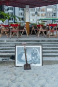 Poster of the photograph Noire et Blanche, taken in 1926, by the surrealist artist Man Ray - Copacabana Beach - Rio de Janeiro city - Rio de Janeiro state (RJ) - Brazil