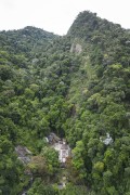 Picture taken with drone of Carioca Water Dam - Carioca River water catchment system for supply - Tijuca National Park - Rio de Janeiro city - Rio de Janeiro state (RJ) - Brazil