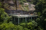 Picture taken with drone of viewepoint - Road of Paineiras - Tijuca National Park - Rio de Janeiro city - Rio de Janeiro state (RJ) - Brazil