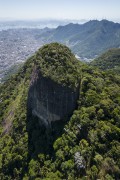 Picture taken with drone of Andarai Maior Peak - Tijuca National Park - Rio de Janeiro city - Rio de Janeiro state (RJ) - Brazil