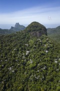 View of Pedra do Conde with Rock of gavea in the background - Tijuca National Park - Rio de Janeiro city - Rio de Janeiro state (RJ) - Brazil