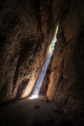 Sunbeam entering the Morcegos Grotto (Gruta dos Morcegos) - Tijuca National Park - Rio de Janeiro city - Rio de Janeiro state (RJ) - Brazil