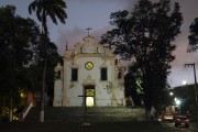 Facade of Nossa Senhora dos Remedios Church (1506) - where the first Mass was held in closed environment in Brazil - Fernando de Noronha Environmental Protection Area - Fernando de Noronha city - Pernambuco state (PE) - Brazil