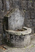 Historical fountain made of stone in the area of Mesa do Imperador - Tijuca National Park - Rio de Janeiro city - Rio de Janeiro state (RJ) - Brazil