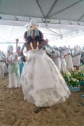 Feast of Yemanja promoted by Mercadao de Madureira - Copacabana Beach - Rio de Janeiro city - Rio de Janeiro state (RJ) - Brazil
