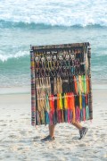 Street vendor of handcraft - Ipanema Beach - Rio de Janeiro city - Rio de Janeiro state (RJ) - Brazil