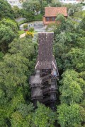 Picture taken with drone of the Philosophers Tower - German Forest  - Curitiba city - Parana state (PR) - Brazil