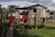 Stilt houses in the Cidade Nova Community - Iranduba city - Amazonas state (AM) - Brazil