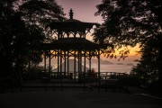 View of the Mirante of Vista Chinesa (Chinese View) at sunrise - Rio de Janeiro city - Rio de Janeiro state (RJ) - Brazil