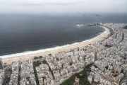 Aerial view of the Copacabana Beach waterfront - Rio de Janeiro city - Rio de Janeiro state (RJ) - Brazil