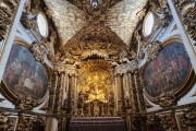 Interior of the Mother Church of Santo Antonio (1710) - Tiradentes city - Minas Gerais state (MG) - Brazil