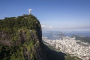 Picture taken with drone of the Christ the Redeemer - Rio de Janeiro city - Rio de Janeiro state (RJ) - Brazil