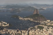 View of Sugarloaf and Botafogo Bay from Christ the Redeemer mirante - Rio de Janeiro city - Rio de Janeiro state (RJ) - Brazil