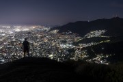 Night view of Rio de Janeiro from Perdido Peak in Tijuca National Park - Rio de Janeiro city - Rio de Janeiro state (RJ) - Brazil