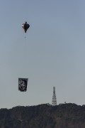 Illegal balloon flying over green area on Saint Georges Day - Rio de Janeiro city - Rio de Janeiro state (RJ) - Brazil