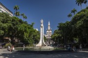 Largo do Machado Square with the Matriz Church of Nossa Senhora da Gloria (1872) in the background - Rio de Janeiro city - Rio de Janeiro state (RJ) - Brazil
