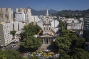 Picture taken with drone of the Matriz Church of Nossa Senhora da Gloria (1872) - Rio de Janeiro city - Rio de Janeiro state (RJ) - Brazil