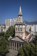 Picture taken with drone of the Matriz Church of Nossa Senhora da Gloria (1872) - Rio de Janeiro city - Rio de Janeiro state (RJ) - Brazil