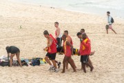 Lifeguard firefighters rescuing drowning person - Arpoador Beach - Rio de Janeiro city - Rio de Janeiro state (RJ) - Brazil
