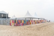 Structure for events on the sand of Copacabana Beach - Rio de Janeiro city - Rio de Janeiro state (RJ) - Brazil