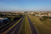 Picture taken with drone of the Washington Luis Highway - Mirassol city - Sao Paulo state (SP) - Brazil