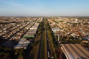 Picture taken with drone of the Washington Luis Highway - Mirassol city - Sao Paulo state (SP) - Brazil