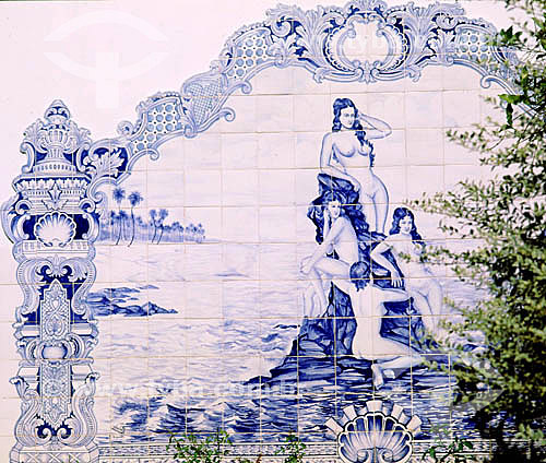  Painel de azulejos - Volta Redonda - RJ - Brasil  - Volta Redonda - Rio de Janeiro - Brasil