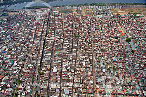  Vista aérea da Favela da Maré - Rio de Janeiro - RJ - Brasil - Setembro de 2007  - Rio de Janeiro - Rio de Janeiro - Brasil