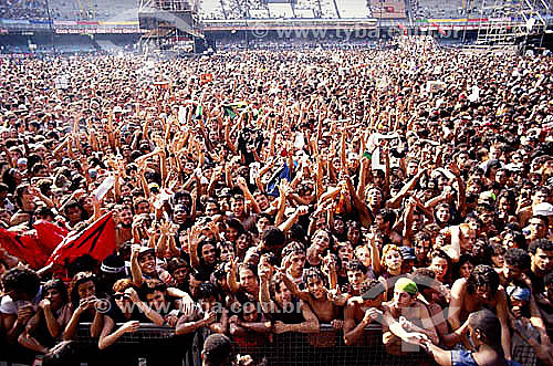  Público em show - Rock in Rio II - Rio de Janeiro - RJ - Brasil   - Rio de Janeiro - Rio de Janeiro - Brasil