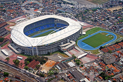  Vista aérea do Estádio João Havelange (Engenhão) - Engenho de Dentro - Rio de Janeiro - RJ - Brasil - Setembro de 2007  - Rio de Janeiro - Rio de Janeiro - Brasil