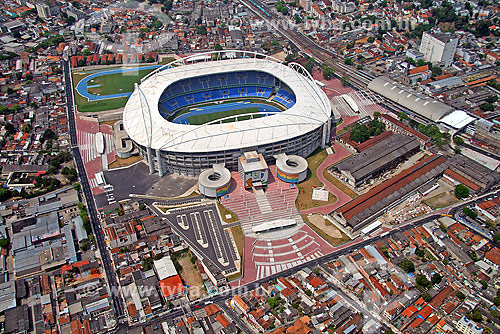  Vista aérea do Estádio João Havelange (Engenhão) - Engenho de Dentro - Rio de Janeiro - RJ - Brasil - Setembro de 2007  - Rio de Janeiro - Rio de Janeiro - Brasil