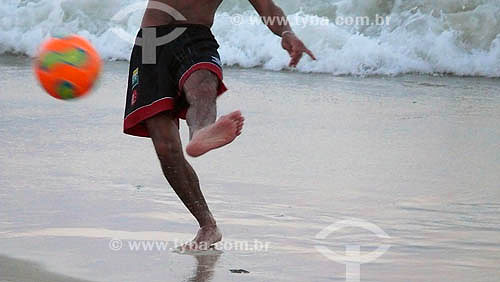  Futebol na Praia de Copacabana - Rio de Janeiro - RJ - 31/12/2007  - Rio de Janeiro - Rio de Janeiro - Brasil