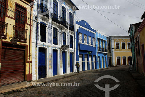  Detalhe de arquitetura na vila de Cachoeira - BA - Brasil - 05/2007  - Cachoeira - Bahia - Brasil