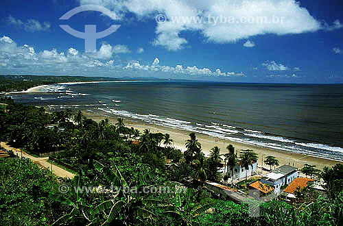  Praia em Ilhéus - litoral sul da Bahia - Costa do Cacau - Brasil - 2004  - Ilhéus - Bahia - Brasil