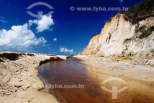  Falésias de Prado - Costa das Baleias - litoral sul da Bahia State - Brasil / 2002  - Prado - Bahia - Brasil