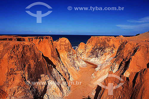  Labirinto -  Morro Branco - Litoral do Ceará  - Brasil  - Beberibe - Ceará - Brasil