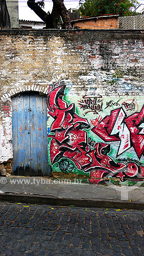  Arte, Grafite - Olinda - PE - Brasil - Set./2007  - Olinda - Pernambuco - Brasil