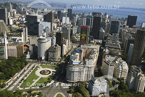  Praça Mahatma Gandhi, Cinelândia e centro da cidade ao fundo - Rio de Janeiro - RJ - Brasil  - Rio de Janeiro - Rio de Janeiro - Brasil