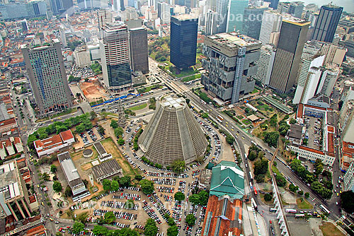  Vista aérea da Catedral Metropolitana do Rio de Janeiro - RJ - Brasil - Setembro de 2007  - Rio de Janeiro - Rio de Janeiro - Brasil