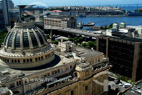  Vista da cidade do Rio de Janeiro com Assembléia Legislativa do Rio de Janeiro (Palácio Tiradentes)   em primeiro plano - RJ - Brasil  foto digital  - Rio de Janeiro - Rio de Janeiro - Brasil