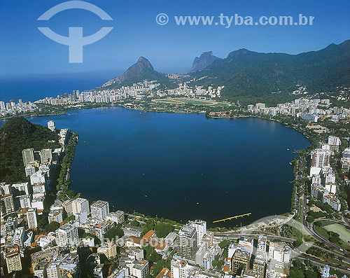  Vista aérea da Lagoa Rodrigo de Freitas - Rio de Janeiro - RJ - Brasil  - Rio de Janeiro - Rio de Janeiro - Brasil
