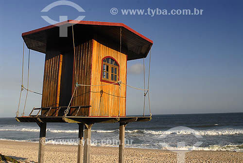  Posto de Salva Vidas na Praia de Grumari - Rio de Janeiro - RJ - Outubro de 2007  - Rio de Janeiro - Rio de Janeiro - Brasil