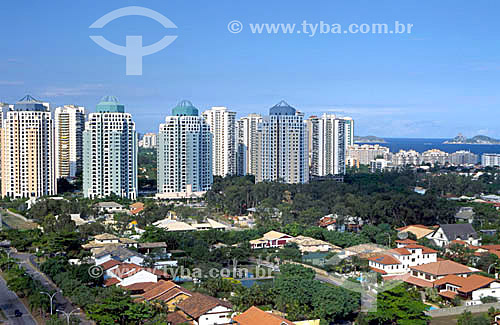  Prédios e casas na Barra da Tijuca - Rio de Janeiro - RJ - Brasil  - Rio de Janeiro - Rio de Janeiro - Brasil