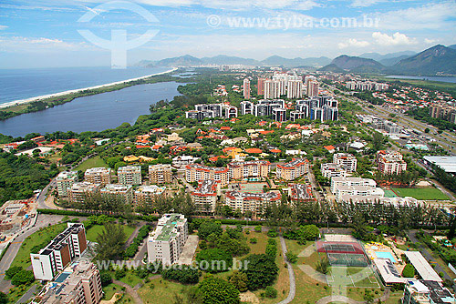  Vista aérea da Barra da Tijuca - Rio de Janeiro - RJ - Brasil - Janeiro de 2008  - Rio de Janeiro - Rio de Janeiro - Brasil