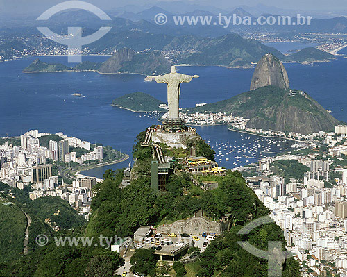  Cristo Redentor e morro do Corcovado - Rio de Janeiro - RJ - Brasil  - Rio de Janeiro - Rio de Janeiro - Brasil