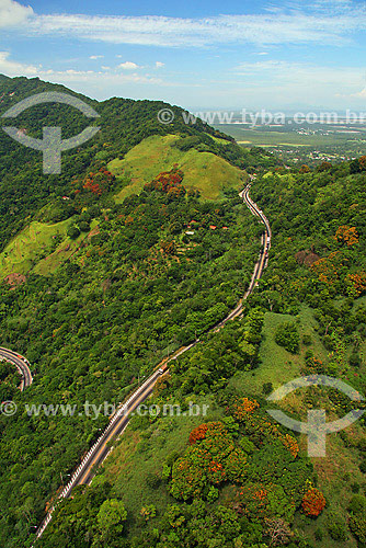  Estrada na Serra da Grota Funda - Guaratiba - Rio de Janeiro - RJ - Brasil - Janeiro de 2008  - Rio de Janeiro - Rio de Janeiro - Brasil