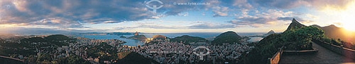  Vista panorâmica (360°) da Zona Sul do Rio de Janeiro - RJ - Brasil  - Rio de Janeiro - Rio de Janeiro - Brasil